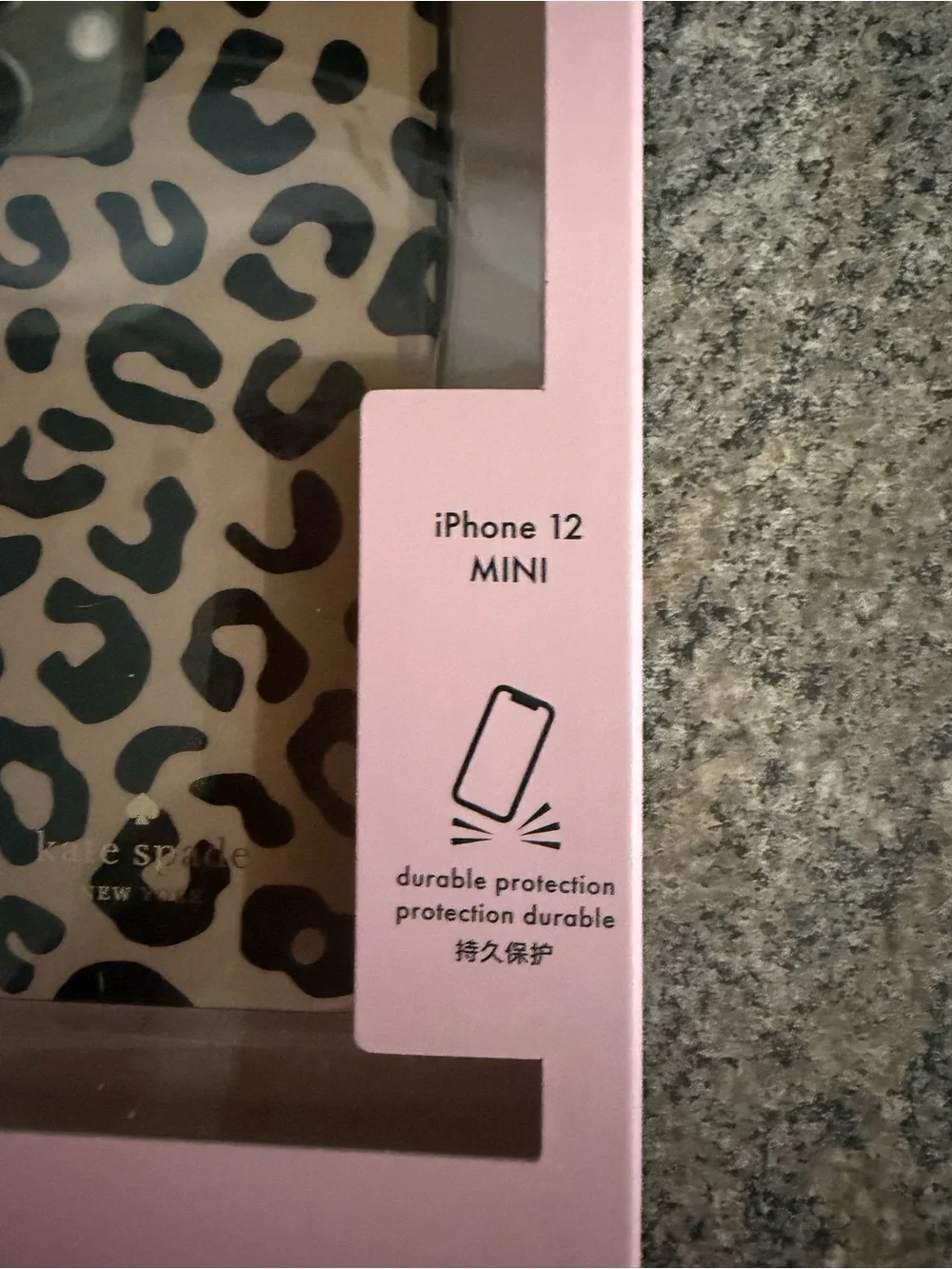 kate spade Leopard Print iPhone 12 Mini Case in Tan and Black